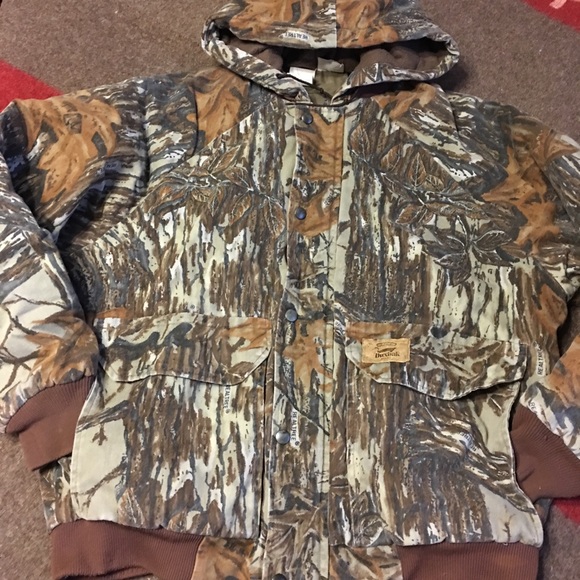 Vintage Duxbak Realtree Camo Hooded 